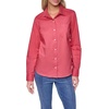 image:imageNautica Womens Button Front Long Sleeve Roll Tab ShirtMineral Red