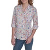 image:imageNautica Womens Button Front Long Sleeve Roll Tab ShirtNew Bright White Multi