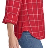image:imageNautica Womens Button Front Long Sleeve Roll Tab ShirtNew Haute Red Multi