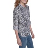 image:imageNautica Womens Button Front Long Sleeve Roll Tab ShirtNight Sky Bright White