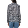 image:imageNautica Womens Button Front Long Sleeve Roll Tab ShirtNight Sky White Cap