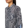 image:imageNautica Womens Button Front Long Sleeve Roll Tab ShirtNight Sky White Cap