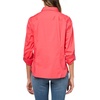 image:imageNautica Womens Button Front Long Sleeve Roll Tab ShirtParadise Pink