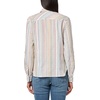 image:imageNautica Womens Button Front Long Sleeve Roll Tab ShirtPink Multi
