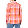 image:imageNautica Womens Button Front Long Sleeve Roll Tab ShirtSangria Sunset Multi