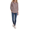 image:imageNautica Womens Button Front Long Sleeve Roll Tab ShirtSolid Confetti