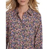 image:imageNautica Womens Button Front Long Sleeve Roll Tab ShirtSolid Confetti
