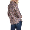 image:imageNautica Womens Button Front Long Sleeve Roll Tab ShirtSolid Confetti