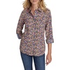 image:imageNautica Womens Button Front Long Sleeve Roll Tab ShirtSolid Confetti