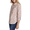 image:imageNautica Womens Button Front Long Sleeve Roll Tab ShirtTigers Eye Bright White