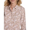 image:imageNautica Womens Button Front Long Sleeve Roll Tab ShirtTigers Eye Bright White