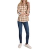 image:imageNautica Womens Button Front Long Sleeve Roll Tab ShirtTigers EyeWhite Swan
