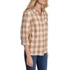 image:imageNautica Womens Button Front Long Sleeve Roll Tab ShirtTigers EyeWhite Swan