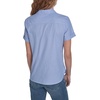 image:imageNautica Womens Button Front Short Sleeve Camp ShirtBlueWhite