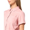 image:imageNautica Womens Button Front Short Sleeve Camp ShirtBridal Rose