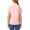 image:imageNautica Womens Button Front Short Sleeve Camp ShirtBridal Rose