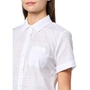 image:imageNautica Womens Button Front Short Sleeve Camp ShirtBright White