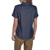 image:imageNautica Womens Button Front Short Sleeve Camp ShirtDark Azure