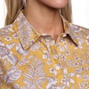 image:imageNautica Womens Button Front Short Sleeve Camp ShirtDeep Maize Multi