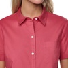 image:imageNautica Womens Button Front Short Sleeve Camp ShirtMineral Red
