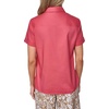 image:imageNautica Womens Button Front Short Sleeve Camp ShirtMineral Red