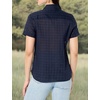 image:imageNautica Womens Button Front Short Sleeve Camp ShirtNight Sky