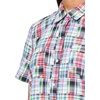 image:imageNautica Womens Button Front Short Sleeve Camp ShirtNight Sky Multi