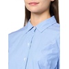 image:imageNautica Womens Button Front Short Sleeve Woven Collard Camp ShirtBlueWhite