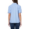 image:imageNautica Womens Button Front Short Sleeve Woven Collard Camp ShirtBlueWhite