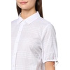 image:imageNautica Womens Button Front Short Sleeve Woven Collard Camp ShirtBright White