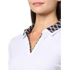 image:imageNautica Womens Double Collar Long Sleeve VNeck Twofer Johnny Collar Knit TopBright White