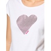 image:imageNautica Womens Hotfix Short Sleeve Heart Graphic TeeBright White