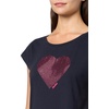 image:imageNautica Womens Hotfix Short Sleeve Heart Graphic TeeNight Sky