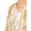 image:imageNautica Womens Long Sleeve Printed Paisley VNeck BlouseRopeIvory