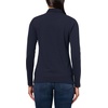 image:imageNautica Womens Long Sleeve Solid Collared Polo ShirtNight Sky