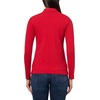 image:imageNautica Womens Long Sleeve Solid Collared Polo ShirtSamba