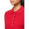 image:imageNautica Womens Long Sleeve Solid Collared Polo ShirtSamba