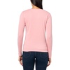 image:imageNautica Womens Long Sleeve Solid Scoop Neck Cotton TShirtBridal Rose
