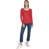 image:imageNautica Womens Long Sleeve Solid Scoop Neck Cotton TShirtSamba