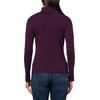image:imageNautica Womens Long Sleeve Solid Turtleneck ShirtAubergine