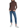 image:imageNautica Womens Long Sleeve Solid Turtleneck ShirtChicory