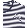 image:imageNautica Womens Long Sleeve Striped Cotton TopNight SkyBright White