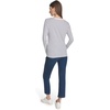 image:imageNautica Womens Long Sleeve Striped Scoop Neck TShirtBright WhiteNight Sky