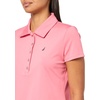 image:imageNautica Womens Short Sleeve Collared Cotton Interlock Soft Touch PoloConfetti