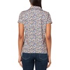 image:imageNautica Womens Short Sleeve Collared Cotton Interlock Soft Touch PoloConfetti Multi