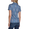 image:imageNautica Womens Short Sleeve Collared Cotton Interlock Soft Touch PoloFrench Blue Multi