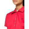image:imageNautica Womens Short Sleeve Collared Cotton Interlock Soft Touch PoloRegatta Red