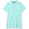 image:imageNautica Womens Short Sleeve Cotton Polo ShirtAruba Blue