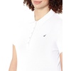 image:imageNautica Womens Short Sleeve Cotton Polo ShirtBright White