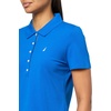 image:imageNautica Womens Short Sleeve Cotton Polo ShirtCerulean